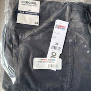 Men's 32 Cool Sweatpant Jeans, Size 34 Black